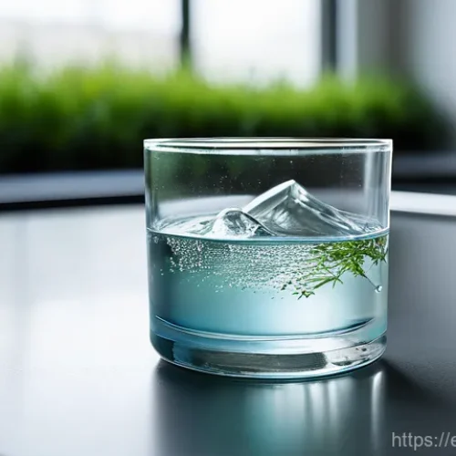 수질 문제 해결 가이드 - **Invisible Contaminants in a Glass of Water:**
    "A photorealistic close-up of a perfectly clear ...