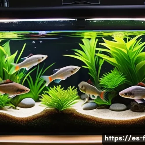 코리도라스 성격 - A vibrant freshwater aquarium scene featuring a lively group of six or more Corydoras catfish with d...