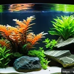 관상어 치료제 추천 - A detailed close-up of a healthy tropical freshwater aquarium featuring various colorful fish specie...